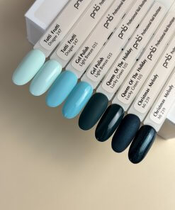 PNB UV/LED Gel Polish – Mint-, Türkis- und Dunkelgrüntöne: Dragee, Light Breeze, Lucky Green, Christmas Melody