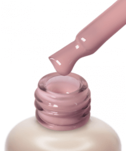 Pinsel mit PNB Camouflage Base Candy – UV/LED Rosa Gel