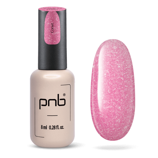 PNB Camouflage Base Corset – Flasche mit Swatch in Nude-Rosé