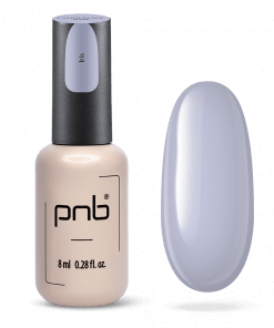PNB Camouflage Base Iris Blue – Flasche mit Swatch in hellblauem Gel