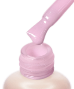 Pinsel mit PNB Camouflage Base Lilac Blush – UV/LED Gel in Rosaviolett