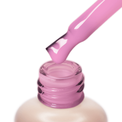 Pinsel mit PNB Camouflage Base Orchid Purple – UV/LED Gel in zartem Lila