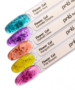PNB Flower Gel Farbpalette – Marigold Mist und weitere Farben auf Nail-Tips