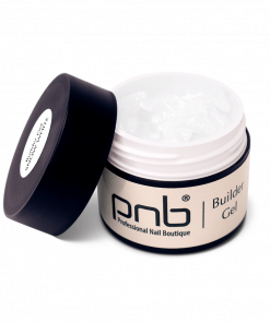 PNB Builder Gel Snow White 15 ml – UV/LED Aufbaugel in kühlem Weiß für professionelle Nagelmodellage