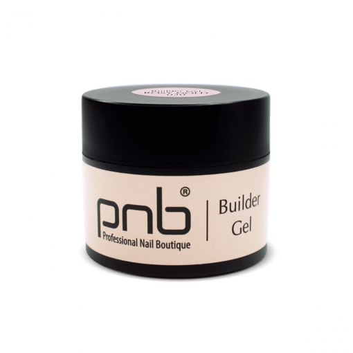 PNB Builder Gel Rosy Gold – UV/LED Aufbaugel mit Goldpartikeln, geschlossen, 15 ml