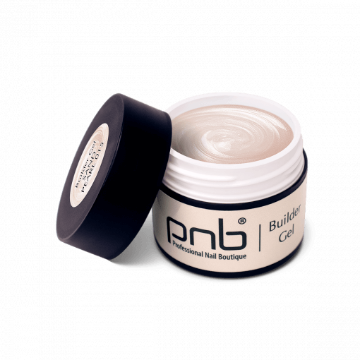 PNB Builder Gel Sand Pearl – UV/LED Aufbaugel Beige mit Schimmer, 5 ml