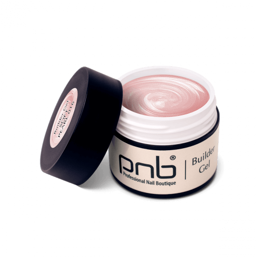 PNB Builder Gel Soft Pearl – UV/LED Aufbaugel Rosa mit Perleffekt, 5 ml