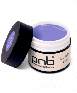 Geöffnetes PNB Builder Gel Violet Breeze – cremiges Lila UV/LED Aufbaugel