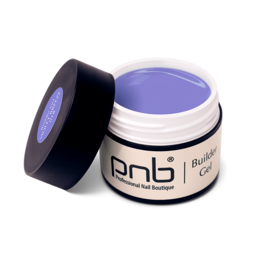 Geöffnetes PNB Builder Gel Violet Breeze – cremiges Lila UV/LED Aufbaugel