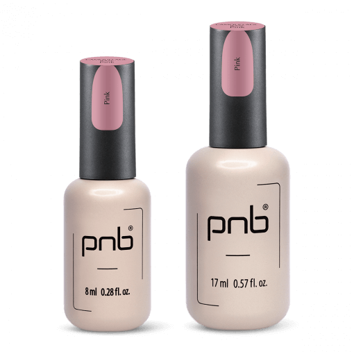 Zwei Fläschchen PNB Camouflage Base in Pink mit 8 ml und 17 ml Inhalt – für feminine French Nails & Naturlooks