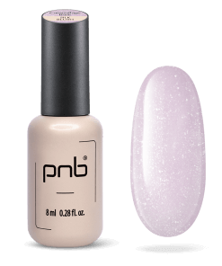 PNB Camouflage Base Silk Blush – Flasche mit Farbswatch in zartem Rosa für French Nails und Nude-Looks