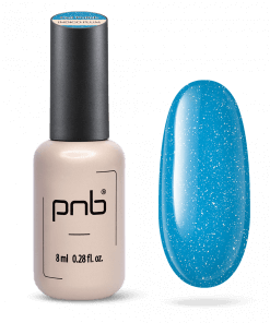 PNB Gel Polish Indigo Plum – UV/LED Nagellack Blau mit Glitzer, 8 ml