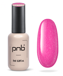 PNB Gel Polish Pink Guava – UV/LED Nagellack Pink mit Glitzer, 8 ml