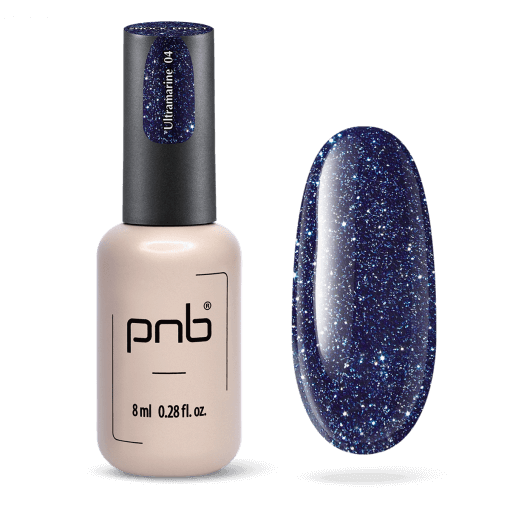 UV/LED Gel Polish SHOCK EFFECT 04 Ultramarine – blauer Gellack mit reflektierendem Effekt, 8 ml