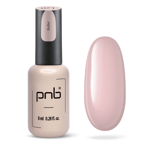 PNB Gel Polish 071 – 8 ml UV/LED Gellack in zartem Hellrosa mit Farbmuster