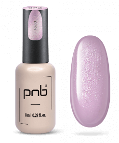 PNB Gel Polish 072 – Flasche mit Farbmuster in weichem Pastellrosa
