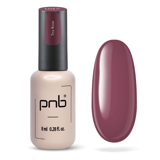 PNB Gel Polish 097 – 8 ml UV/LED Gel Polish in neutralem Nude mit Farbswatch