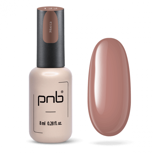 PNB Gel Polish 122 – 8 ml UV/LED Gellack mit Farbswatch in kühlem Nude