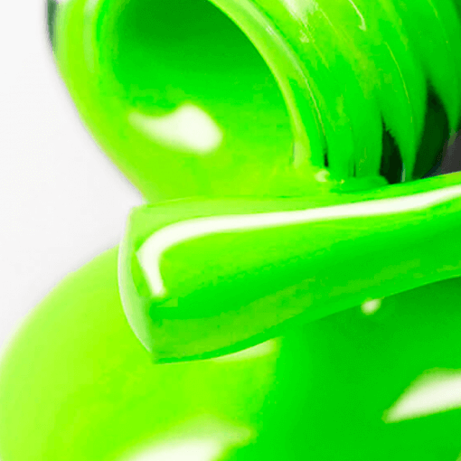 PNB Gel Polish 252 – UV/LED Gellack in Limettengrün auf Pinsel