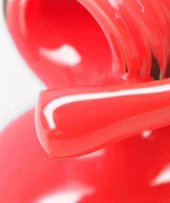 PNB Gel Polish 254 – UV/LED Gellack in klassischem Rot auf Pinsel