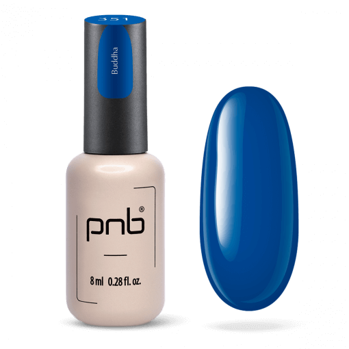 PNB Gel Polish 351 – 8 ml UV/LED Gellack in intensivem Blau