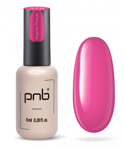PNB Gel Polish 378 – 8 ml UV/LED Gellack in leuchtendem Magenta-Pink