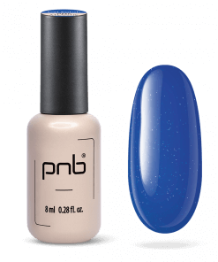 PNB Gel Polish Deep Atlantic – UV/LED Gellack 8 ml in ozeanischem Blau mit Glitzer