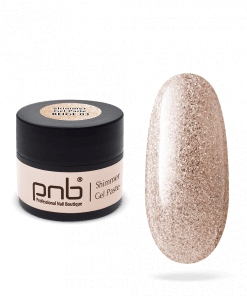 PNB Shimmer Gel Paste 03 Beige – UV/LED Gel für dezente Nailart, 5 ml
