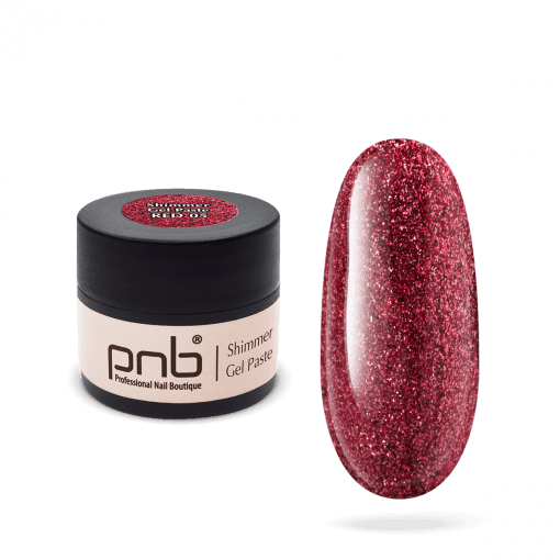 PNB Shimmer Gel Paste Red 05 Farbton