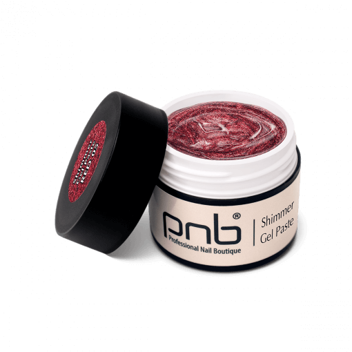 PNB Shimmer Gel Paste Red 05 geöffnet