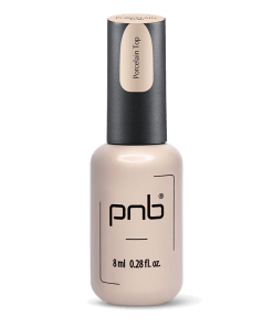 PNB Porcelain Top No Wipe – UV/LED Gel Top Coat milchig-matt 8 ml Flasche