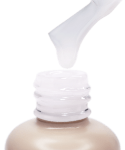Makroaufnahme PNB Porcelain Top No Wipe – Gelpinsel mit milchiger Textur