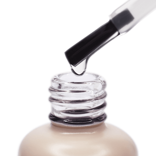 Makroaufnahme des PNB Express Top Coats – No Wipe Textur mit Pinsel