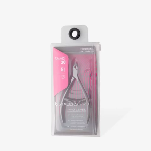 Verpackung der Staleks SMART 30 Nagelhautzange – 5mm Half Jaw