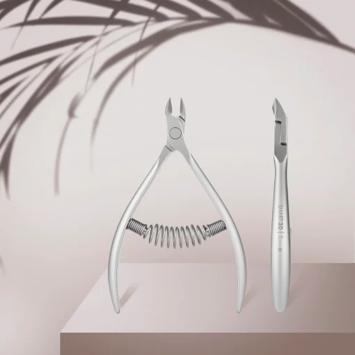 Staleks Nagelhautzange SMART 30 – Frontal- und Seitenansicht mit 5mm Schneiden