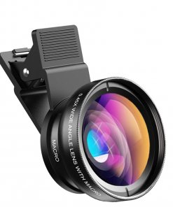 APEXEL Handy Makroobjektiv für Smartphone mit Clip – 2-in-1 Makro- und Weitwinkel-Linse für mobile Fotografie