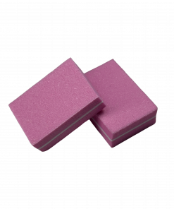 Zwei Mini Nagelbuffer Feilen 100/180 in Pink
