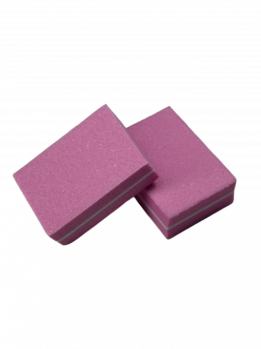 Zwei Mini Nagelbuffer Feilen 100/180 in Pink