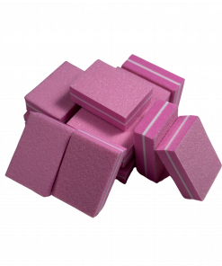 Mini Nagel Buffer Feilen 100/180 – Set in Pink