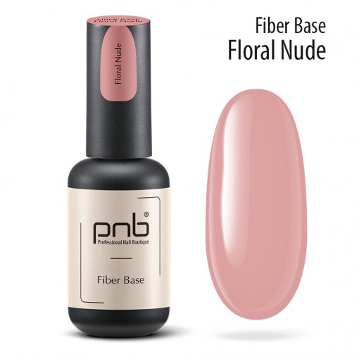 PNB Revital Fiber Base Floral Nude 17 ml – Flasche & Swatch