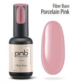 PNB Revital Fiber Base Porcelain Pink 17 ml – Flasche mit Farbmuster