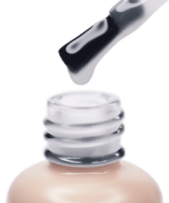 Makroaufnahme PNB Powder Top No Wipe – Gelpinsel mit weicher, halbtransparenter Textur