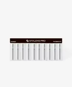 Staleks PRO Diamantfräser Flamme Blau 2,1 mm – 10er Packung