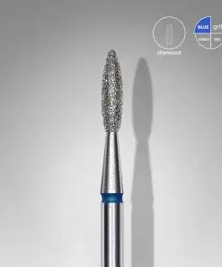 Makroaufnahme Staleks Diamantfräser Flamme Blau