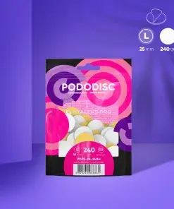 Pododisc Ersatzfeilen 240 Grit Staleks Pro 25mm – 50 Stück
