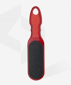 Staleks PRO Fußfeile Rot mit schwarzer Feilfläche – professionelle Pediküre