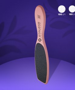 STALEKS Beauty & Care 20 Typ 3 – Pediküre-Feile aus Holz, doppelseitig 100/180 Grit