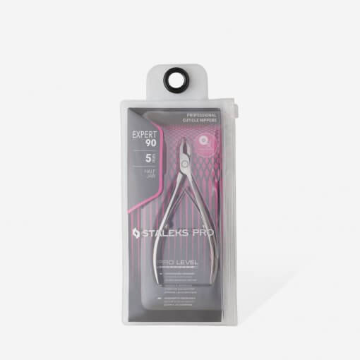 STALEKS PRO EXPERT 90 – Nagelhautzange 5 mm in Originalverpackung, Profi-Qualität