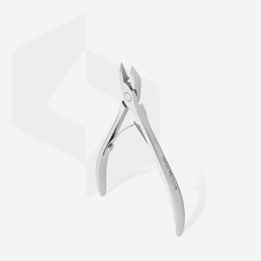 STALEKS PRO Nagelhautzange EXPERT 90 – komplette Ansicht mit ergonomischem Griff, 5 mm Schneide