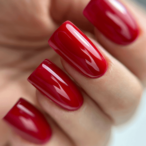 PNB Gel Polish 011 Royal Red – klassisches Rot auf Nägeln, glänzend und intensiv